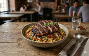 Crispy Skin Pepper Chicen Chop