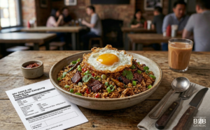 Daging salai fried rice